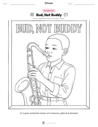 Bud, Not Buddy afdrukbare werkblad voorbeeld
