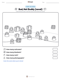 Bud, Not Buddy (novel) printable worksheet preview