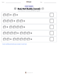 Bud, Not Buddy (novel) printable worksheet preview