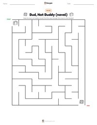 Bud, Not Buddy (novel) printable worksheet preview