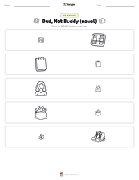 Bud, Not Buddy (novel) printable worksheet preview