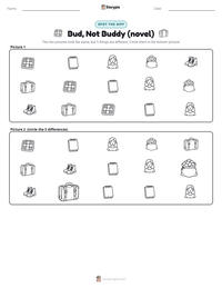 Bud, Not Buddy (novel) printable worksheet preview
