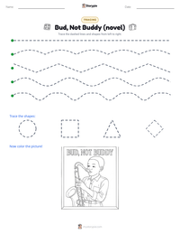 Bud, Not Buddy (novel) printable worksheet preview