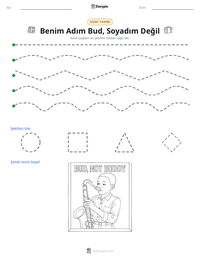 Benim Adım Bud, Soyadım Değil yazdırılabilir çalışma sayfası önizlemesi