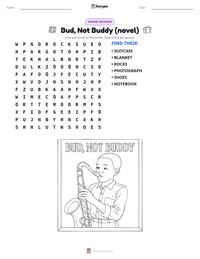 Bud, Not Buddy (novel) printable worksheet preview