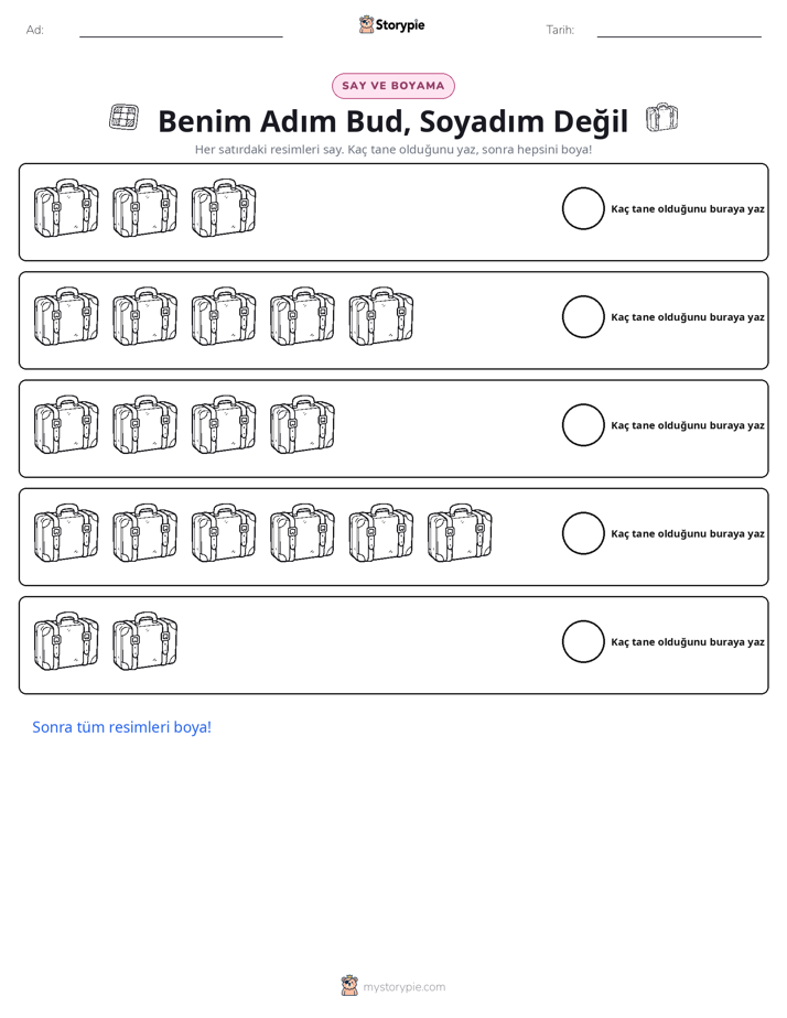 Say & Renklendir