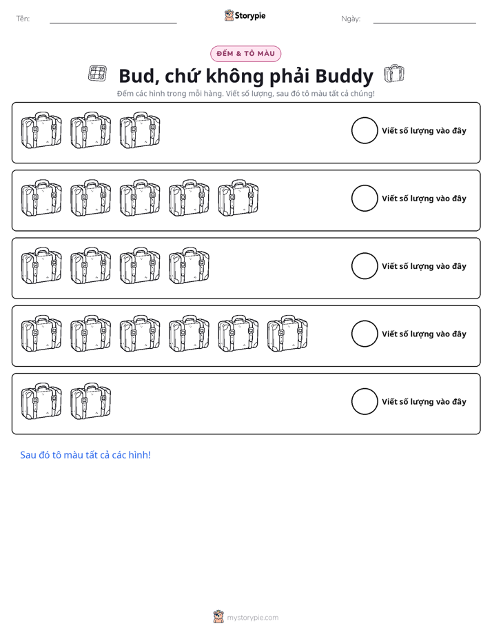Đếm & Tô Màu