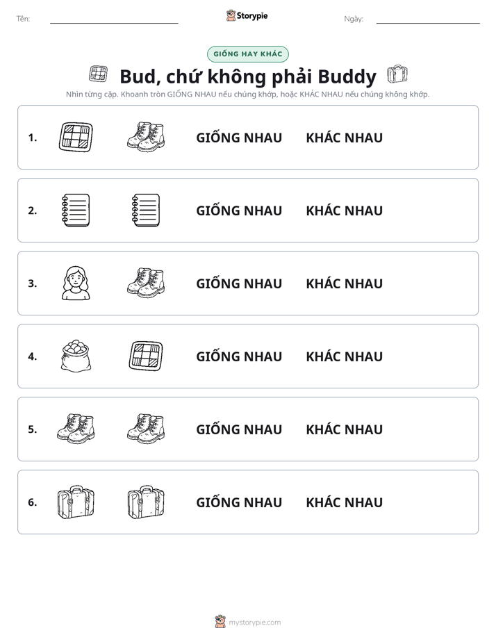 Giống Hay Khác
