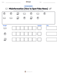 Misinformation (How to Spot Fake News) printable worksheet preview