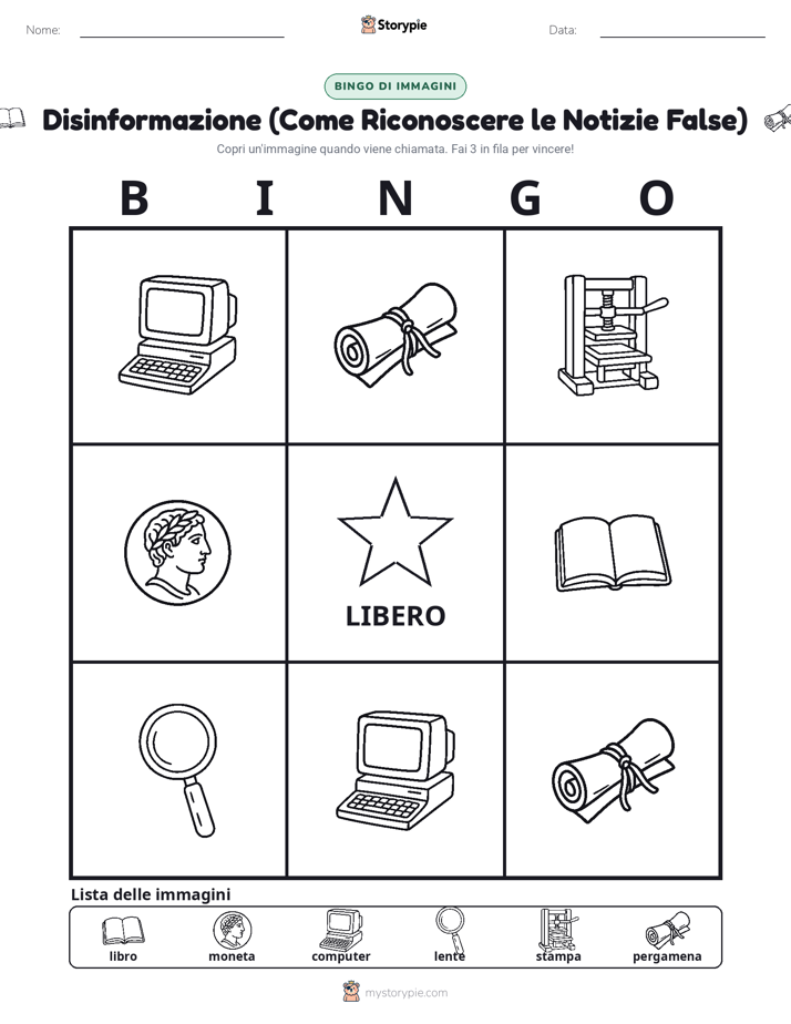 Bingo delle Immagini