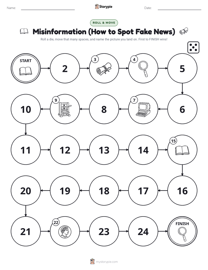 Roll & Move Game