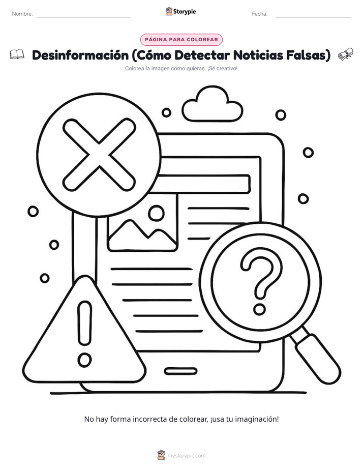Página para Colorear