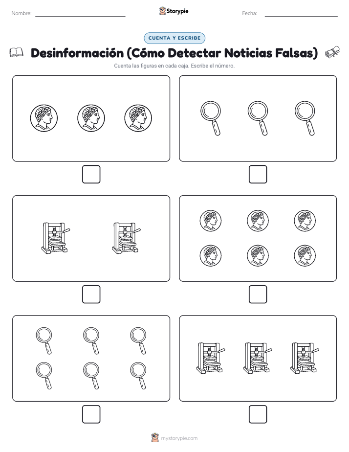 Cuenta y Escribe
