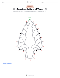 American Indians of Texas printable worksheet preview
