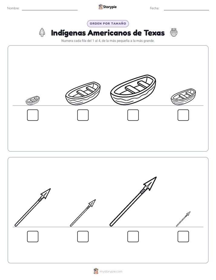 Orden de Tamaños