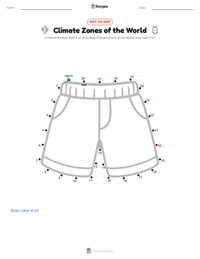 Climate Zones of the World printable worksheet preview