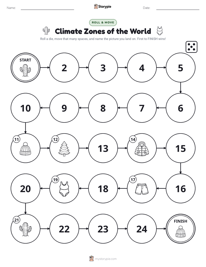 Roll & Move Game
