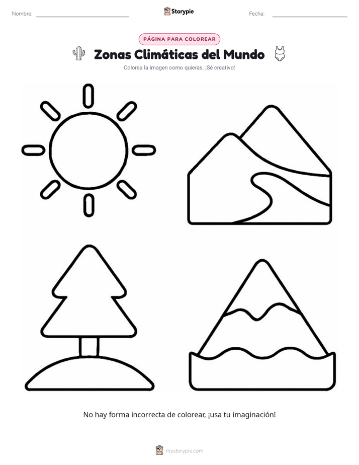 Página para Colorear