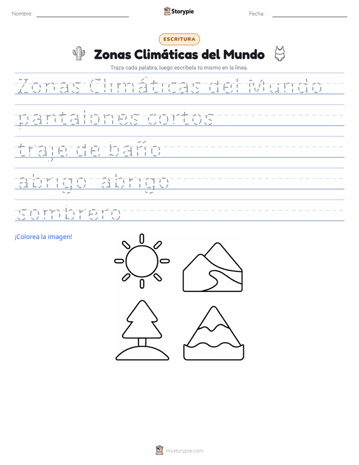 Práctica de Escritura