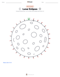 Lunar Eclipses printable worksheet preview