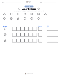 Lunar Eclipses printable worksheet preview