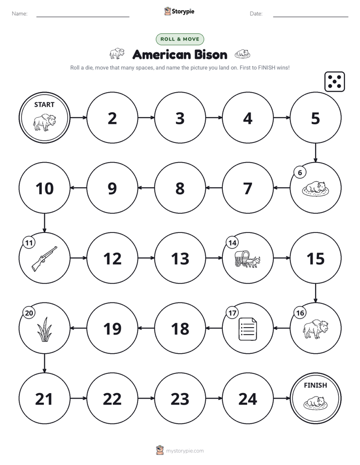 Roll & Move Game