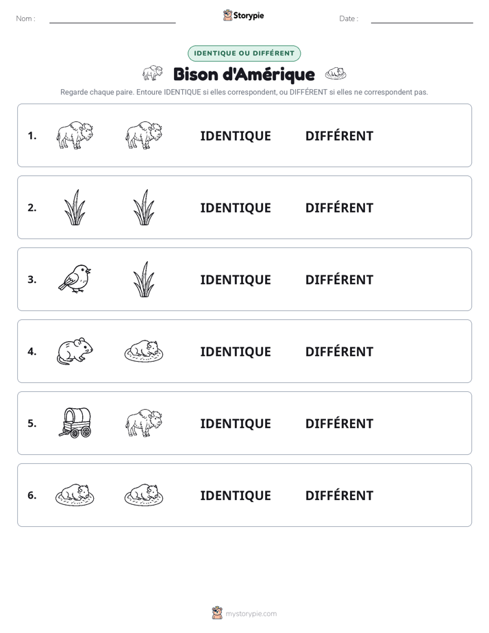 Identique ou Différent