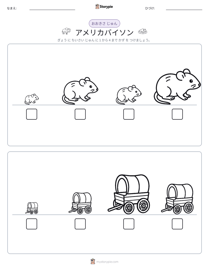 サイズ順