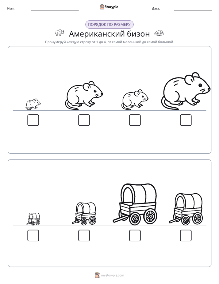 Размеры в порядке