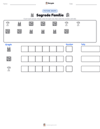 Sagrada Família printable worksheet preview