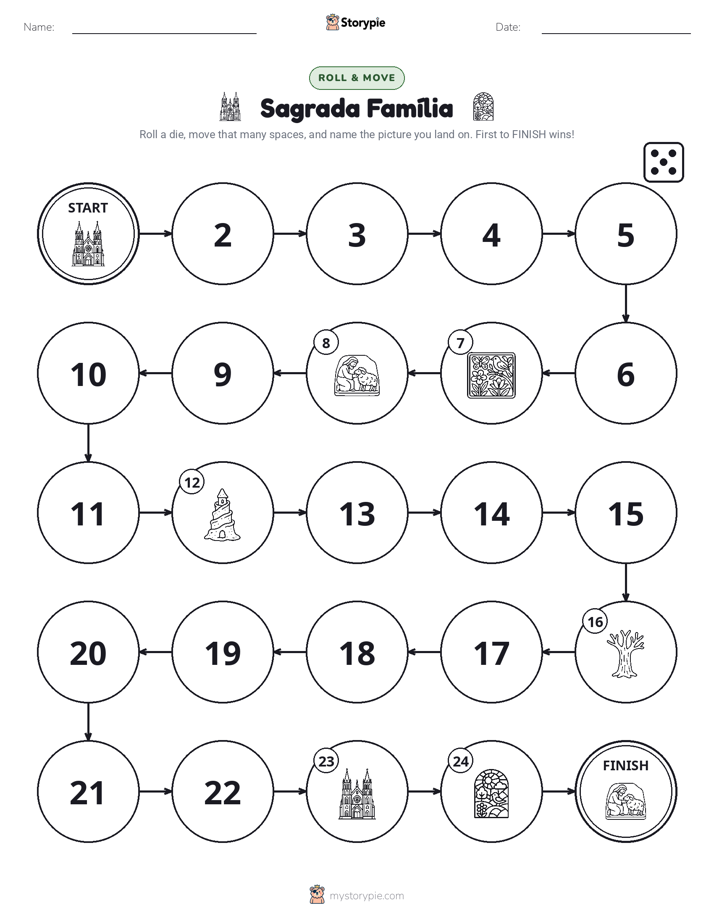 Roll & Move Game