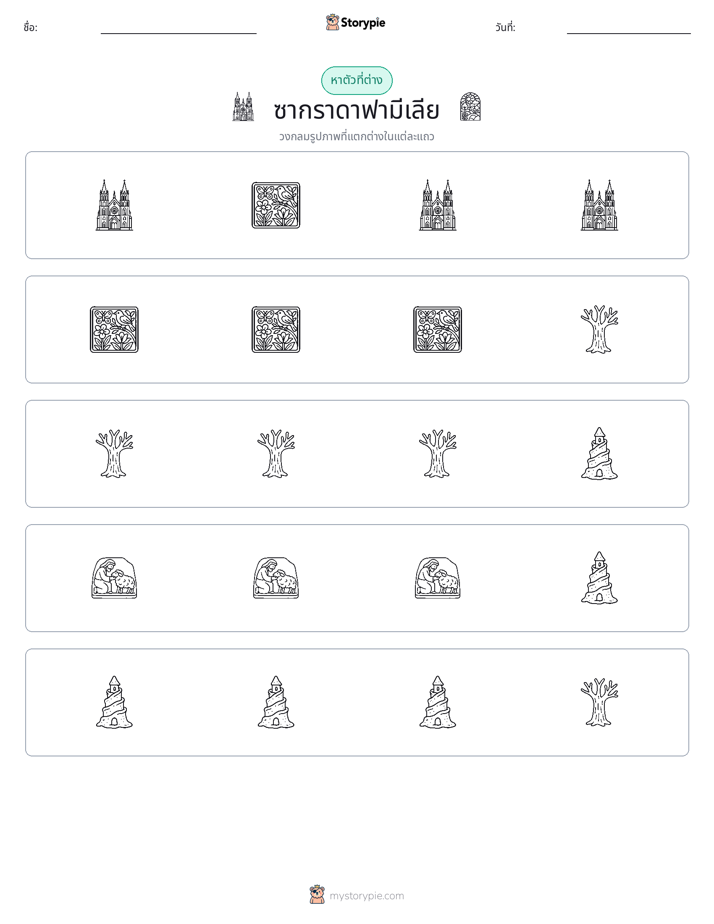 ตัวที่แตกต่าง