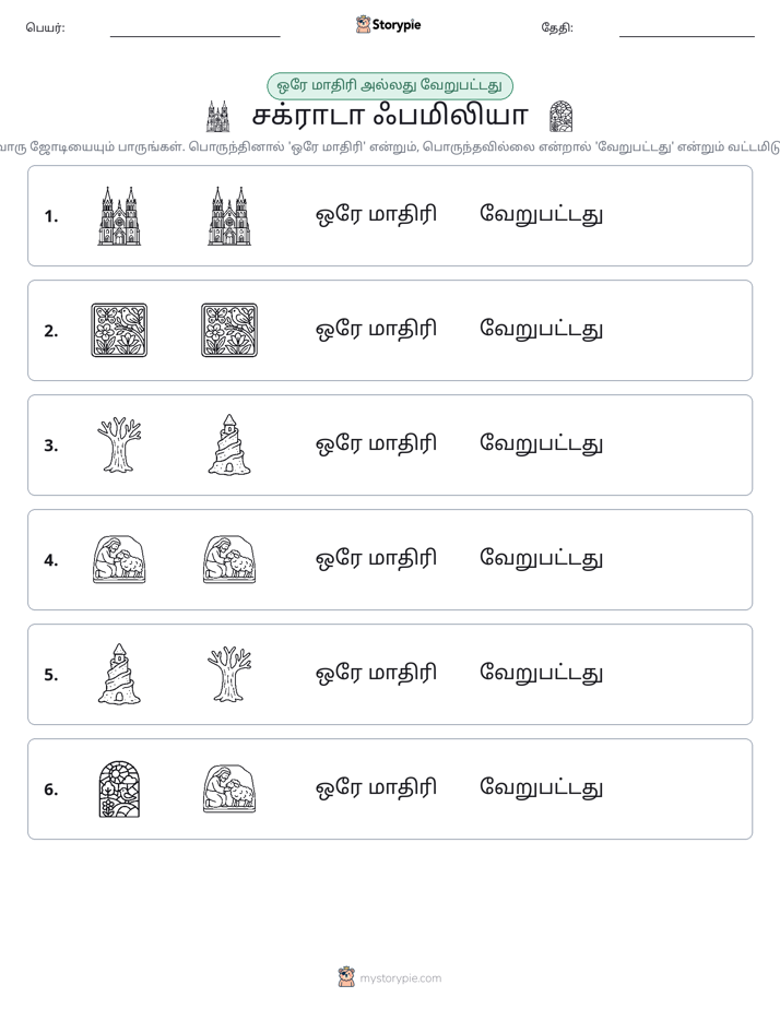 அதே அல்லது மாறுபட்டது