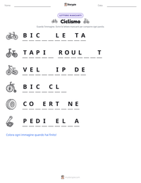 Anteprima della scheda stampabile di Ciclismo
