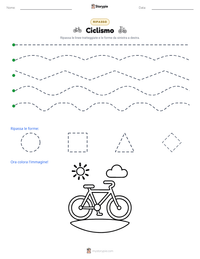 Anteprima della scheda stampabile di Ciclismo