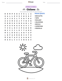 Anteprima della scheda stampabile di Ciclismo