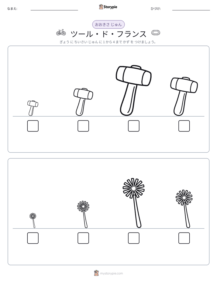 サイズ順