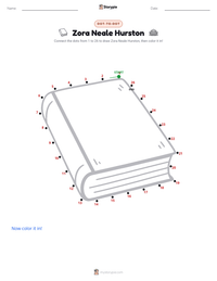 Zora Neale Hurston printable worksheet preview