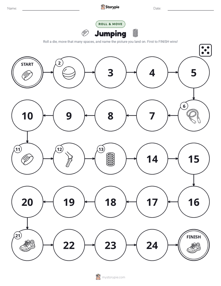 Roll & Move Game