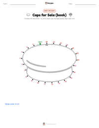 Caps for Sale (book) printable worksheet preview