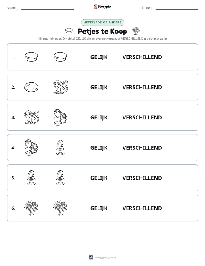 Zelfde of Verschillend