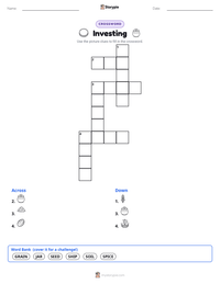 Investing printable worksheet preview
