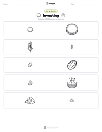 Investing printable worksheet preview