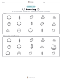 Investing printable worksheet preview