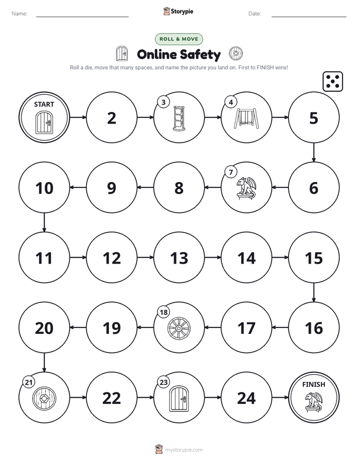 Roll & Move Game