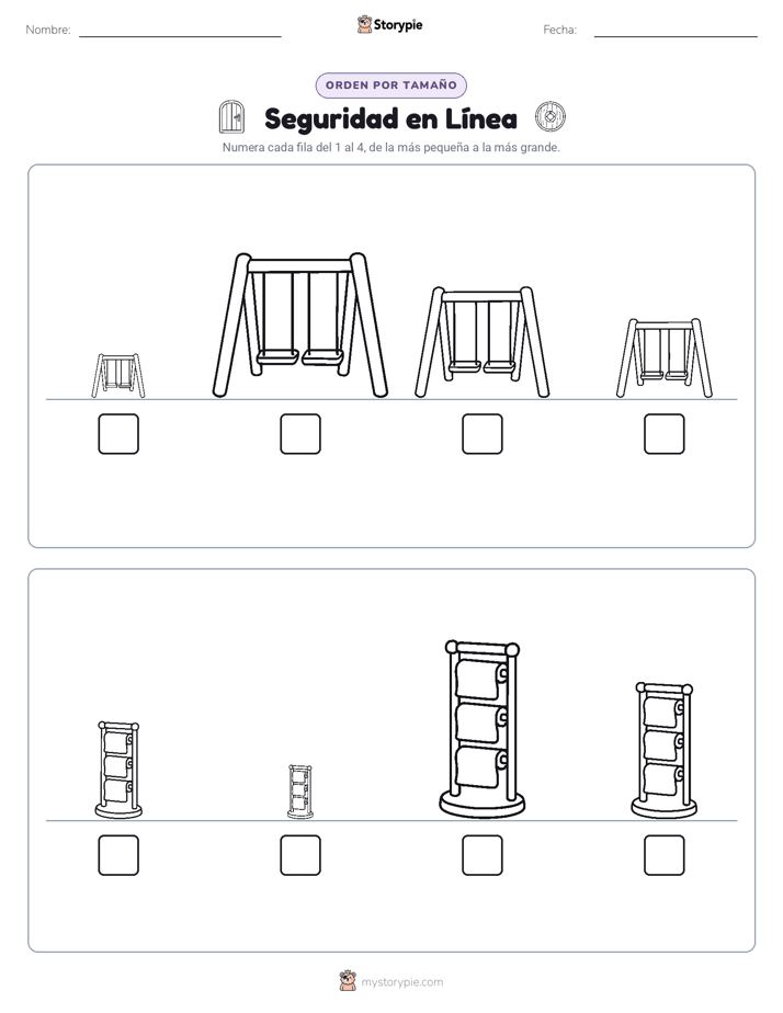 Orden de Tamaños
