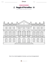 Anteprima della scheda stampabile di Reggia di Versailles