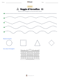 Anteprima della scheda stampabile di Reggia di Versailles