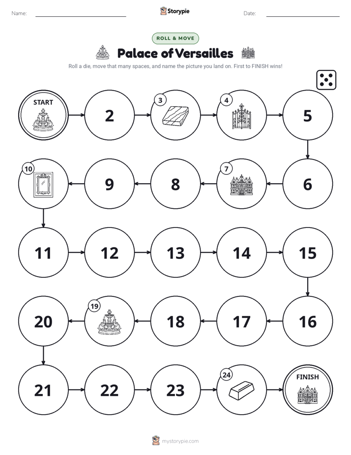 Roll & Move Game