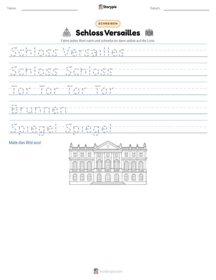 Schreibübung